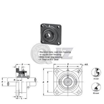 3 in Square Flange Units Cast Iron HCFS215-48 Mounted Bearing HC215-48+FS215