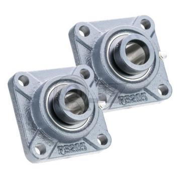 2x 7/8in Square Flange Units Cast Iron HCFS205-14 Mounted Bearing HC205-14+FS205