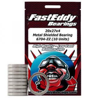 20x27x4 Metal Shielded Bearing 6704-ZZ (10 Units)