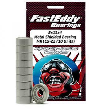 Tamiya 1150 Metal Shielded Replacement Bearing 5X11X4 (10 Units)