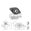 1 in 2-Bolts Flange Units Cast Iron UCFL205-16 Mounted Bearing UC205-16+FL205