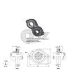 1.25 in 2-Bolt Flange Units Cast Iron SBLF207-20 Mounted Bearing SB207-20+LF207 #2 small image