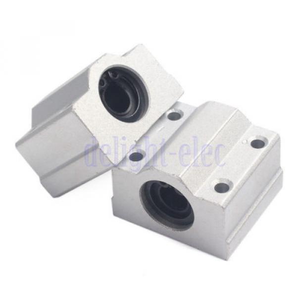 2 X SC8UU Linear Motion Ball Bearing Slide Unites Bushing 8mm SCS8UU Block DH #1 image