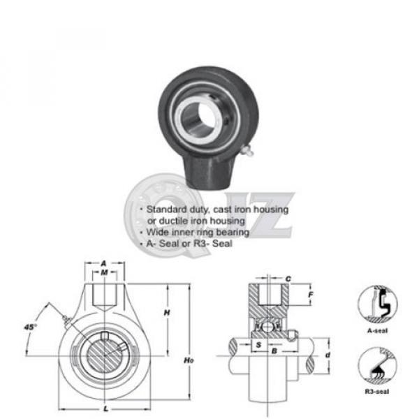 15/16 in Hanger Units Cast Iron UCHA205-15 Mounted Bearing UC205-15+HA205 #4 image