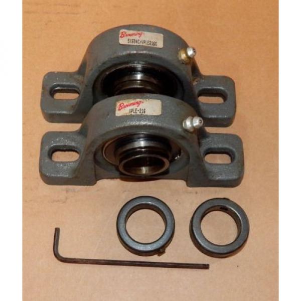 Browning Bearing Units 5X684C VPLE216G &amp;VPLE 216 Pillow Blocks Fits 1&#034; Shaft 67N #1 image